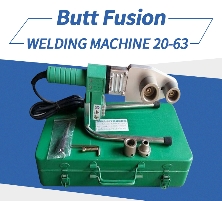 Butt socket Fusion Fuser 16-63 mm welding equipment