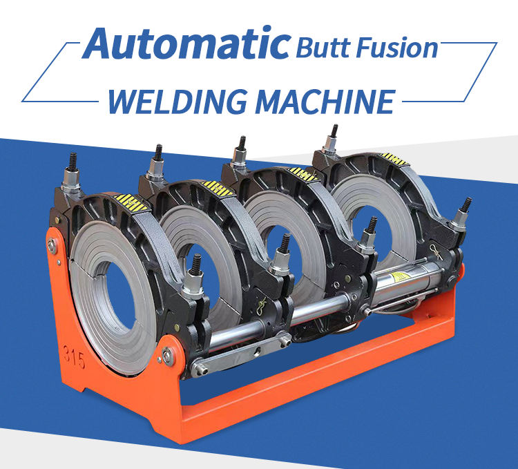 PE butt fusion hydraulic welding machine for Brazil