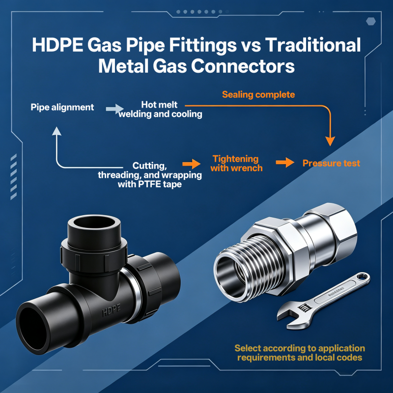 HDPE Gas Pipe Fittings vs Traditional Metal Gas Connectors