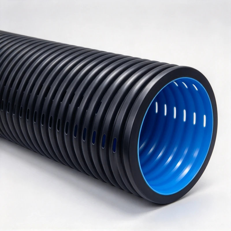 HDPE Perforated Corrugated Drainage Pipe for Subsoil Drainage