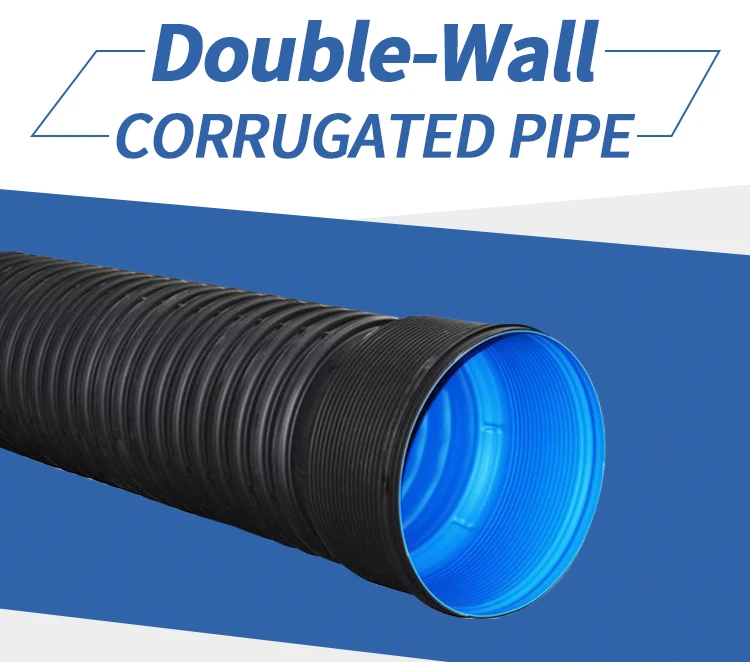 HDPE double wall corrugated pipe specifications