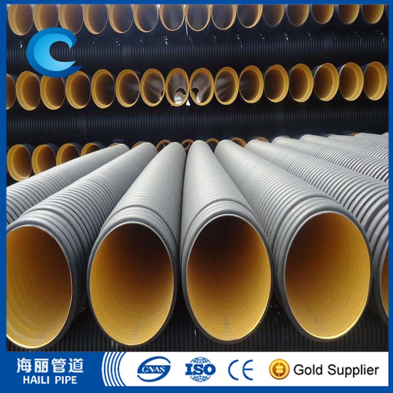 HDPE Double- Wall Corrugated Pipe for drainage