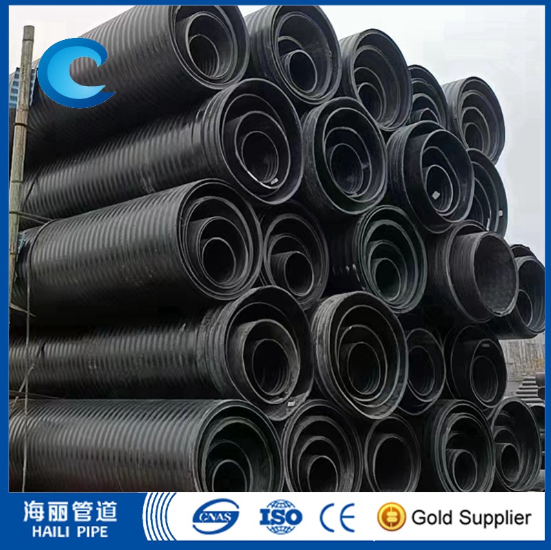 300mm-3000mm KRAH Large Diameter HDPE Sewer Pipe System