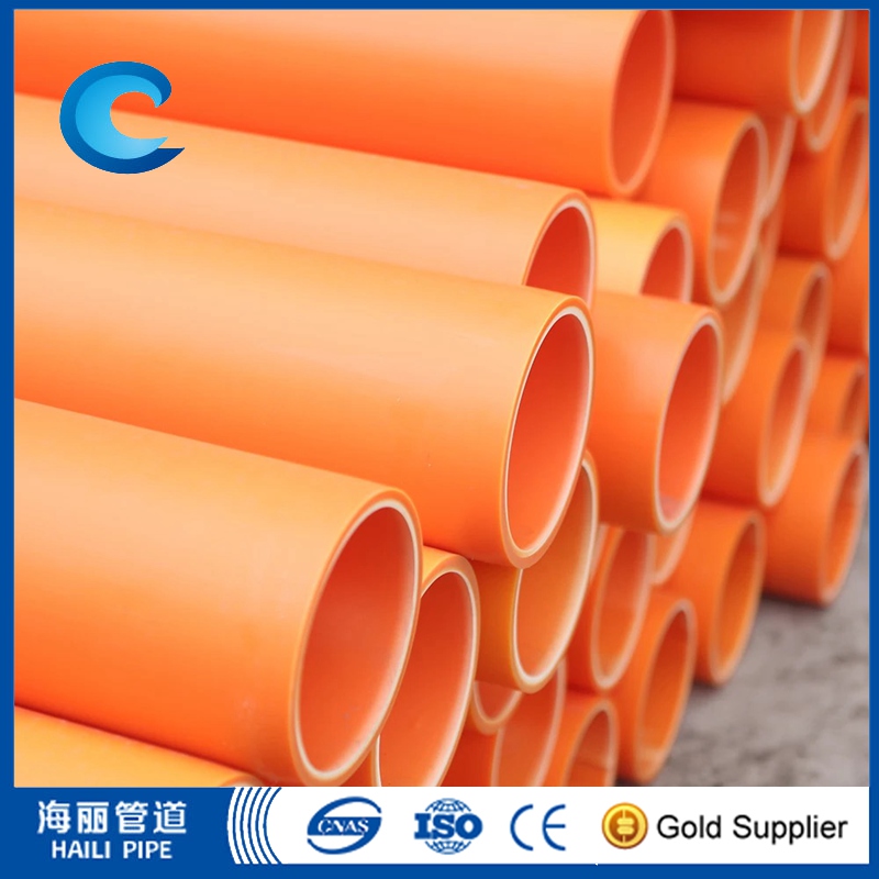 DN110mm-315mm MPP Electrical Conduit Pipe for construction