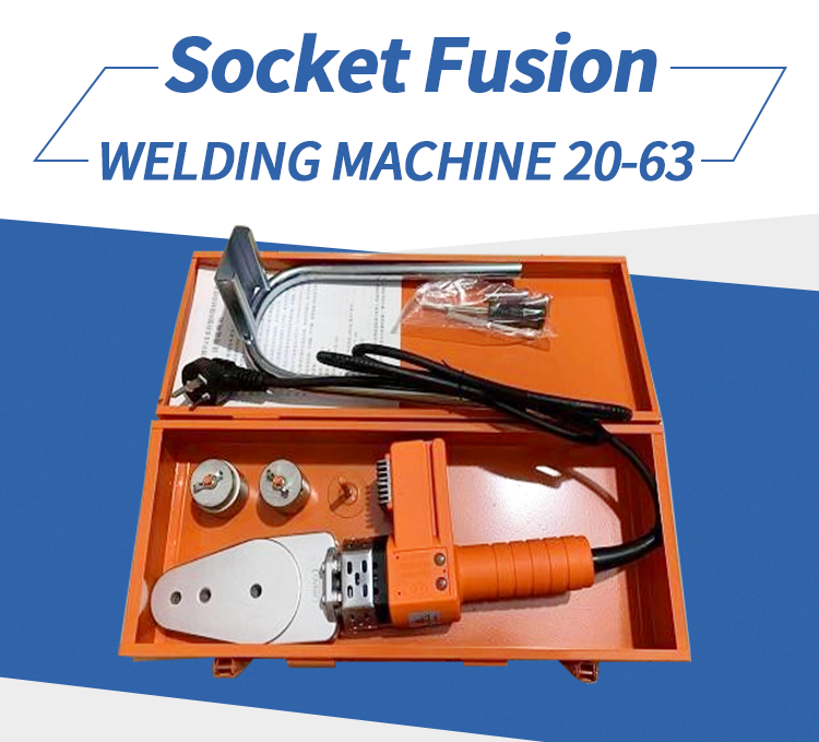 Digital plastic pipe PPR welder socket fusion machine for India