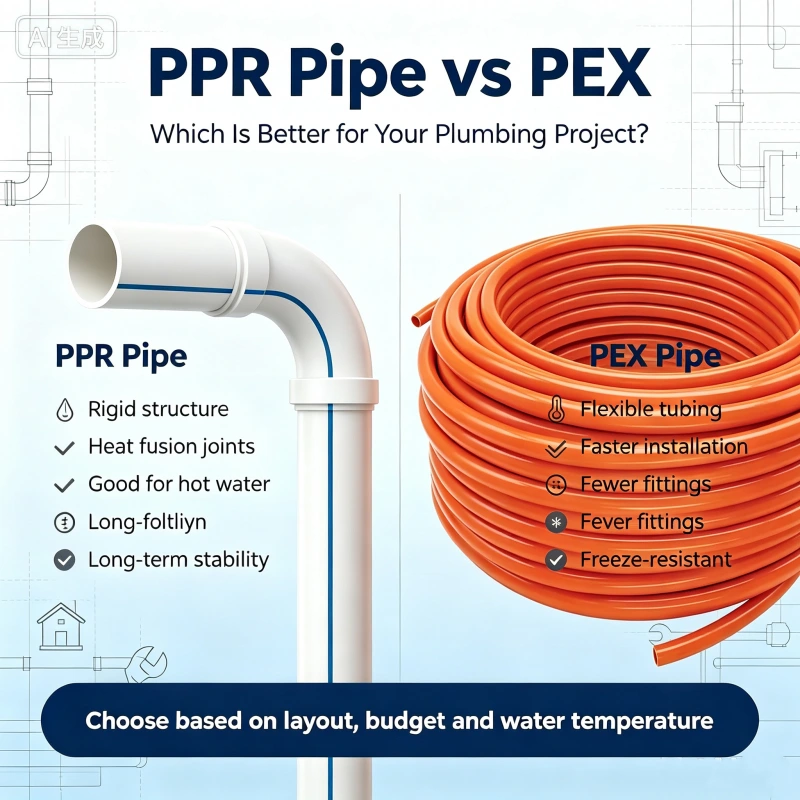 PPR Pipe vs PEX: Which Is Better for Your Plumbing Project?