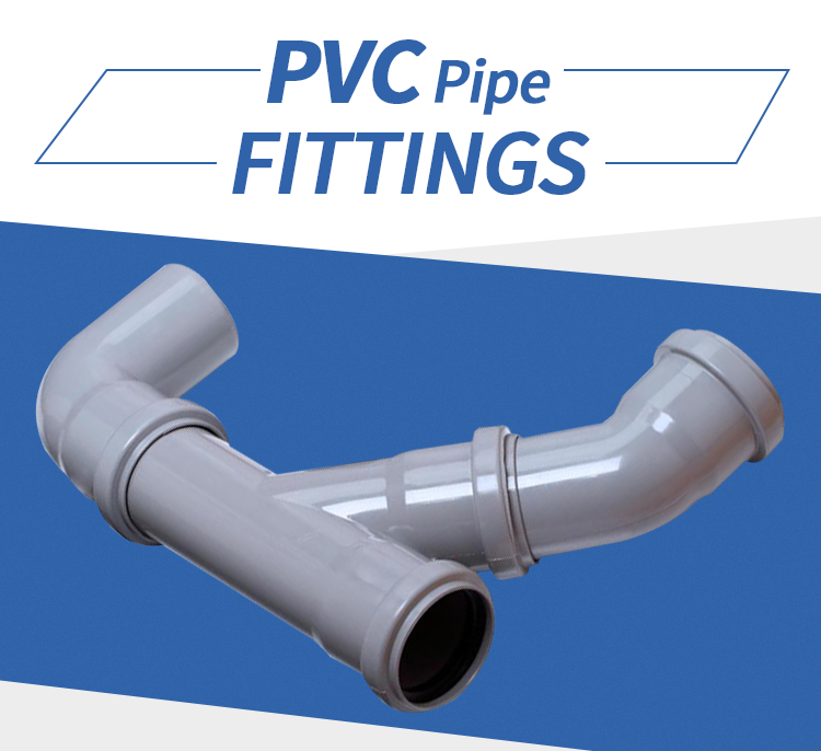 UPVC water pipe fittings indoor sewer system for India