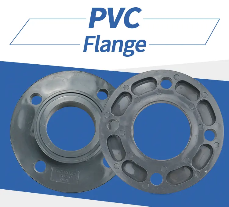 PVC flange pipe fittings