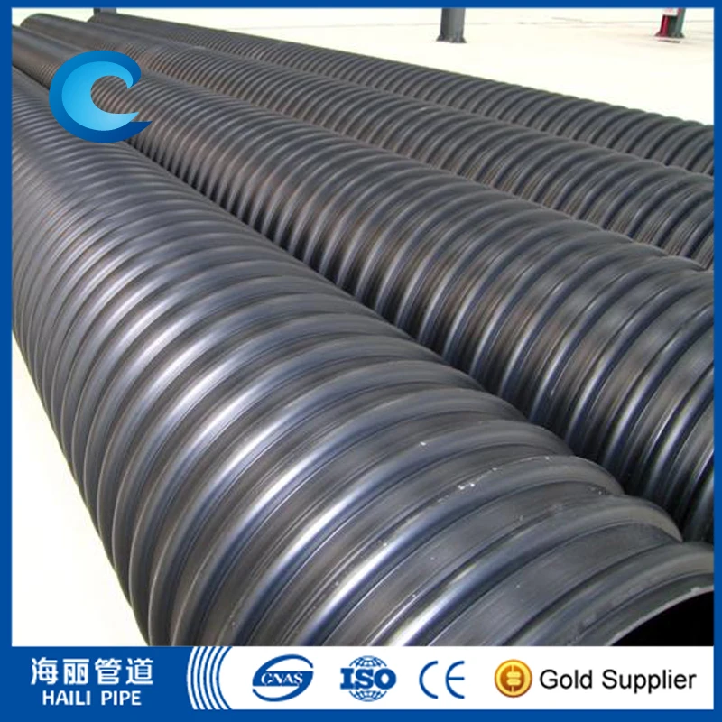 HDPE double wall corrugated pipe price list 2023