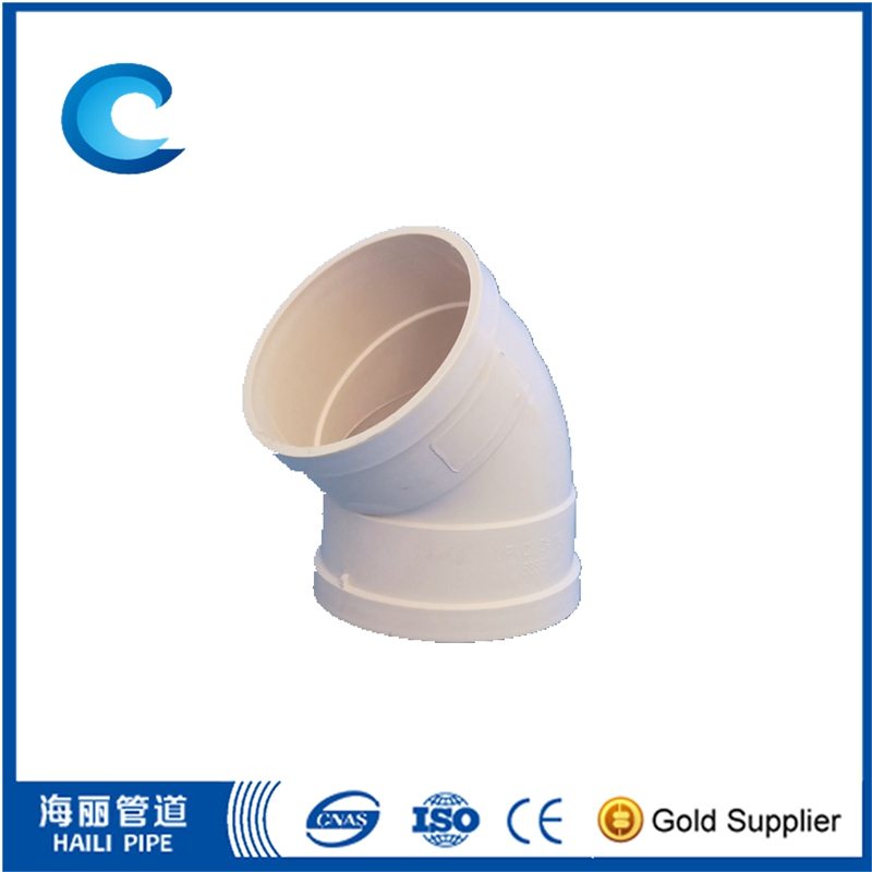 PVC drain 45° elbow pipe fittings